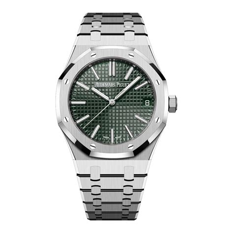 audemars piguet royal oak green dial price|ap royal oak watch price.